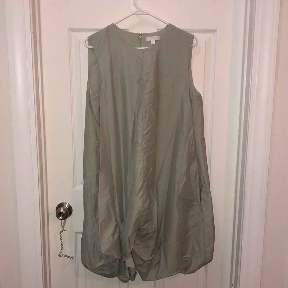 COS Sleeveless Dress in Light Sage